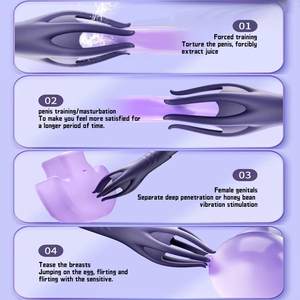 Masturbatore Maschile Vibrante, Massaggiatore Elettrico per Pene e Punto G, Stimolatore con Vibrazioni, Giocattolo Sessuale per Adulti - Product Image 4