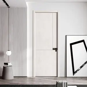 GH brand Interior Apartment decorative strips white oak solid wood hotel suite connecting door