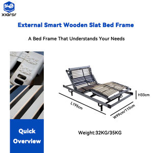 Tempat Tidur Double Elektrik Modern dari Besi, Dapat Direbahkan dan Disesuaikan, Dilengkapi Remote Control untuk Mengangkat dan Menyandar, Cocok untuk Apartemen dan Hotel - Product Image 5