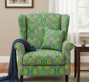 Elegant Owl Paisley Printed Upholstery Fabric By The Yard Intricate Paisley Bird Pattern Upholstery Textile For <b>Sofa</b> <b>Bench</b> Chair - Product Image 2