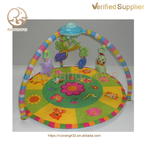 Fourniture d'usine en gros enfant activité salle de sport tapis de jeu animaux hochet <span class=keywords><strong>sol</strong></span> bébé jouer ramper musical pas cher tapis de jeu - Product Image 5
