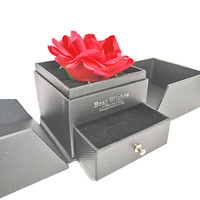 Boîte en papier écologique haut de gamme, emballage cadeau réutilisable, carton rigide, fermeture magnétique, ruban, nœud, doublure en éponge pour bijoux