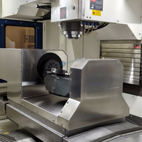 Centre d'usinage CNC vertical 5 axes AMC500 avec commande FANUC, broche BT40, fraiseuse 3+2 axes, vente directe usine