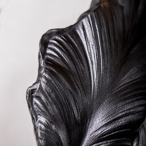 Vase à fleurs en céramique moderne de style campagnard français, design 2024, crème-noir, pour la décoration de la maison, vase de mariage - Product Image 6