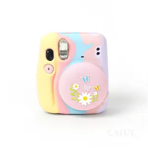 Caiul Nắp Bảo Vệ Ống Kính Bằng Cao Su Silicon Cho Máy Ảnh Fujifilm Instax Mini 11/7 + Phụ Kiện Máy Ảnh