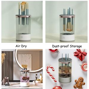 Hot Make up Brush <b>Cleaner</b> Blender Dryer Spinner Automatic Electric Makeup Brush <b>Washing</b> <b>Machine</b> Cosmetic Brush <b>Cleaner</b> - Product Image 4
