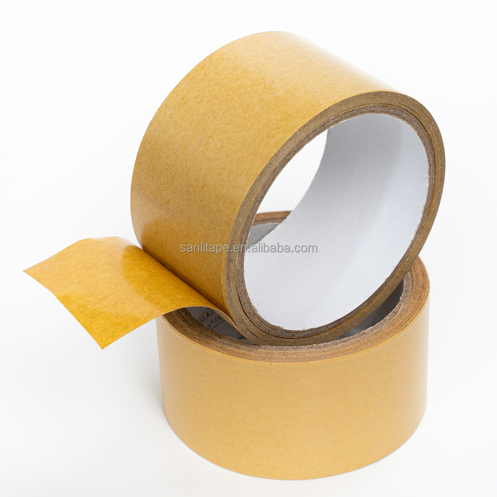 High Bonding Self-adhesive Single Sided Kraft Paper Tape for Box Packing and Daily Application