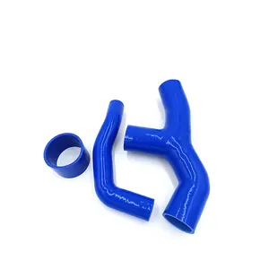 用于SUBARU IMPREZA新时代/VER 8 WRX 01-04 Y-Pipe的汽车零件管散热器加热器涡轮硅胶软管套件