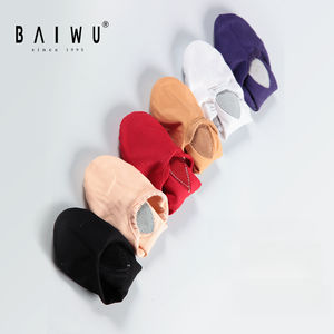 08B5B003 Baiwu, zapatos de <span class=keywords><strong>ballet</strong></span> elásticos plegables para niños y niñas, <span class=keywords><strong>suela</strong></span> dividida, Ropa de baile suave de lona - Product Image 1