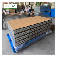 Installation facile, plateforme de terrasse modulaire extérieure mobile, hauteur réglable, imperméable, en WPC préfabriqué, pour terrasse et jardin