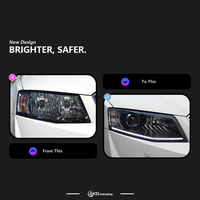 2PCS AKD Car Styling Head Lamp pour Octavia Led Headlight Projector Lens 2015-2017 Front Lights DRL Signal Automotive Accessory