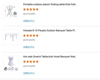 Table ronde pliante de style moderne en panneaux de plastique, mobilier d'extérieur pour cours, mariages, événements, locations, entrées d'hôpitaux