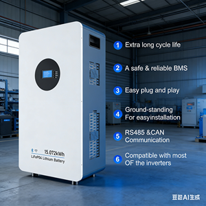ระบบจัดเก็บพลังงานสำหรับใช้ในครัวเรือนแบบออลอินวัน 48V 300Ah 314Ah 15kWh 10kWh 16kWh 5000 รอบการใช้งาน แบตเตอรี่ลิเธียมไอรอนฟอสเฟตพลังงานแสงอาทิตย์ - Product Image 5