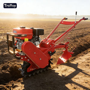 Mini-motoculteur professionnel avec chenilles en fonte pour une utilisation stable dans les rizières boueuses - Product Image 1