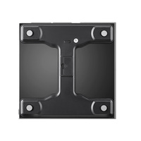 EB8004 Báscula Digital Doméstica de Vidrio Templado con Retroiluminación LCD de 28x28 cm, Precisión de 100 g, Capacidad de 180 kg, Certificaciones BSCI, CE, ROHS e ISO9001