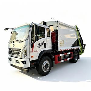 Camion à ordures compacteur à chargement arrière SINOTRUK Wangpai 8m3 durable pour la gestion des déchets urbains - Product Image 4