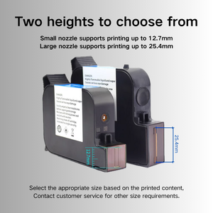 25.4Mm Tij Hộp Mực Nhanh Khô Độ Bám Dính Cao Công Nghiệp Phổ Tự Động Nhãn Nhiệt Máy In Phun Cầm Tay Máy In - Product Image 2