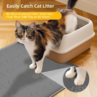 70x40 Zoll Extra-Große Wasserdichte Umweltfreundliche Silikon-Haustiermatte für Katzen & Hunde - Universell Einsetzbar Leicht zu Reinigen Haustierbett & Futterzubehör