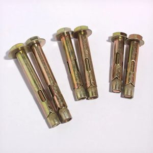 TYB Custom <span class=keywords><strong>Heavy</strong></span> <span class=keywords><strong>Duty</strong></span> 100mm Gele Klemankerbout M10-M24 Gegalvaniseerd Staal Platte Kop Metrische Draad Sterke Capaciteit - Product Image 6