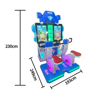 Grand équipement de jeu vidéo interactif cyclique pour un joueur, matériel en acrylique pour usage intérieur en salle - Product Image 3