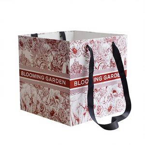 Cesto di Fiori Fai-da-Te <span class=keywords><strong>per</strong></span> la Festa della Mamma, Scatola Regalo con Motivo a Farfalla, Elegante Borsa <span class=keywords><strong>per</strong></span> Bouquet, Materiali Floreali, Regalo <span class=keywords><strong>per</strong></span> <span class=keywords><strong>le</strong></span> Festività - Product Image 6