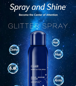 Spray de Brillo Brillante de 150 ml, Fijación Fuerte, Loción Corporal Brillante, Bruma para el Cabello y la Ropa, para Fiestas y Festivales - Product Image 2
