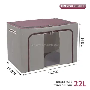 OEM OEM Foldable Clothes Storage Box Oxford Cloth Finishing Storage Boxes For Clothes