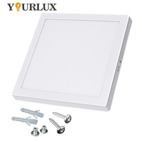 Plafonnier LED moderne 3W 6W 9W 12W 18W 24W pour salon chambre bureau à domicile 6000K Base en aluminium alimentation ca IP44