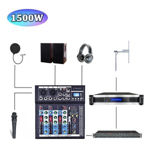 1500w fm रेडियो स्टेशन पूर्ण पैकेज + एंटीना + केबल + 7 पीसी स्टूडियो उपकरण - Product Image 1