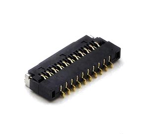 Connecteur FPC à pas de 0.3mm, entrée supérieure, actionné par le bas, H1.0mm 21P - Product Image 1