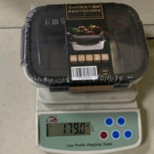 Contenedor de Alimentos de Acero Inoxidable, Rectangular, Hermético, Apto para Microondas, con Tapas, para Uso en Refrigerador - Product Image 2