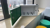 Armoire de charge de batterie ignifuge portable, casier de stockage anti-déflagrant de boîte de sécurité pour la charge de véhicule électrique domestique