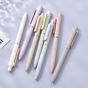 Stylo Gel Bille Morandi à Logo Personnalisé, Recharges Métalliques 0.5mm, Stylo Publicitaire Signature en Plastique Noir, Papeterie sur Mesure - Product Image 4