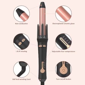 Popular Rizador Automático de Pelo de 25mm <span class=keywords><strong>para</strong></span> <span class=keywords><strong>Ondas</strong></span> Grandes, Rizador de <span class=keywords><strong>Ondas</strong></span> de <span class=keywords><strong>Agua</strong></span>, Estilizador de Calentamiento Rápido - Product Image 3