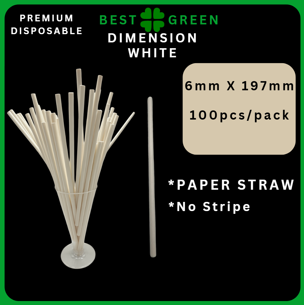 White 6mm X 197mm
