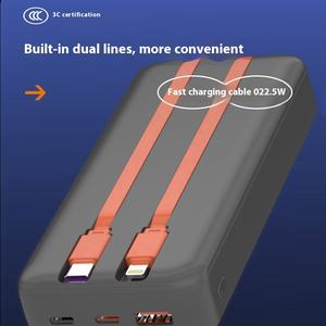 3C Certificado 20.000 Mah Batería de polímero de litio de alta capacidad Banco de energía Tipo-C 22,5 W Carga súper rápida - Product Image 4