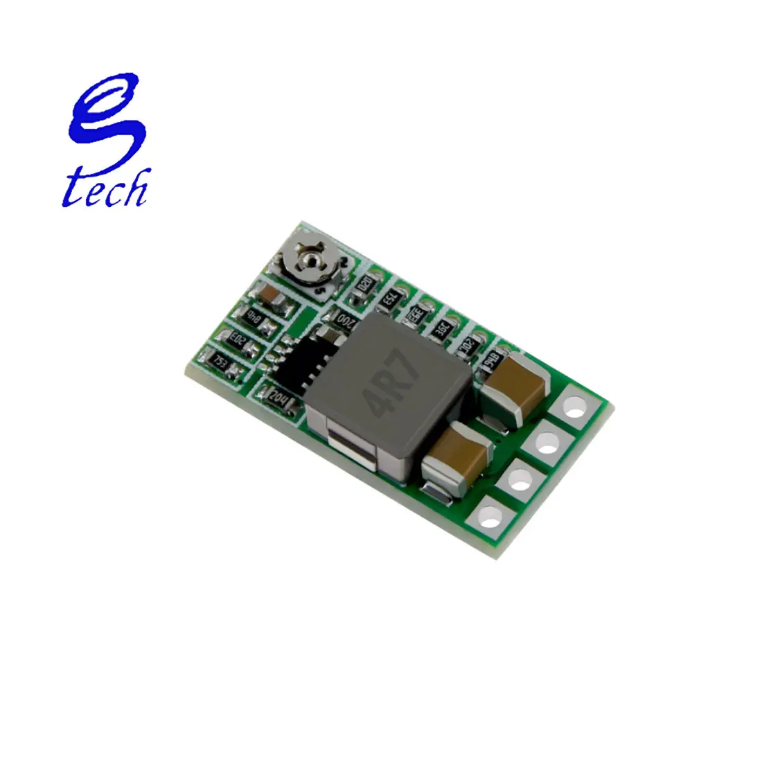 Mini DC-DC 12-24v para 5v 3a módulo de fonte de alimentação, conversor de voltagem ajustável 97.5% mini DC-DC placa de passo para baixo