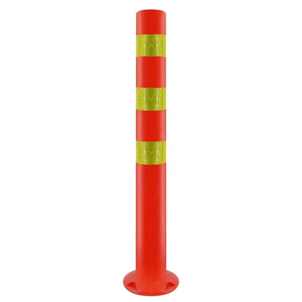 Wholesale Road Traffic Safety PE Driveway Marker Post Flexible Sign Warning Post Delineator Post with Rubber Base