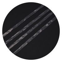 Vente en gros Meilleur Prix 3/4/5/6MM TPU Mobilon Bande Invisible Noir Élastique Transparent Sangle de Soutien-Gorge pour Vêtements Vêtement