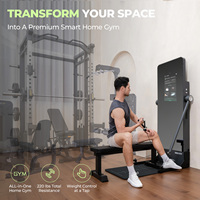 Miroir de fitness intelligent IMBODY POWER S Pro de 43 pouces en acier carbone et ABS, sur pied, avec mises à jour OTA, unisexe, pour usage domestique