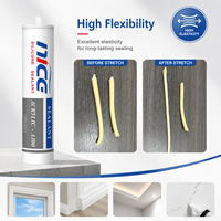 Scellant acrylique flexible et peignable, imperméable, pour combler les fissures, pour la décoration intérieure et la construction