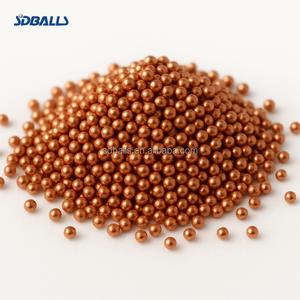<span class=keywords><strong>Mini</strong></span> esfera pulida de alta pureza 1mm-5mm 99.99% Bola de cobre puro para rodamientos y decoración - Product Image 1