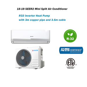 <span class=keywords><strong>Aire</strong></span> <span class=keywords><strong>Acondicionado</strong></span> WIFI Ecológico de 18000 BTU, <span class=keywords><strong>Aire</strong></span> <span class=keywords><strong>Acondicionado</strong></span> Split <span class=keywords><strong>Inverter</strong></span> con Wifi, 18-19 SEER2, 230V/60Hz, Certificado AHRI, Mini Split - Product Image 2