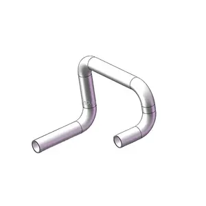 90 Degree Elbow 3d Tube Bending Service 304 Stainless Steel For Exhaust System