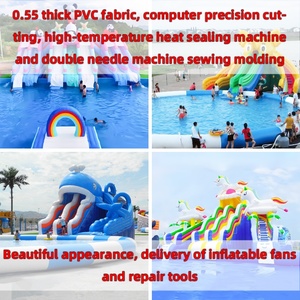 <span class=keywords><strong>Parc</strong></span> <span class=keywords><strong>aquatique</strong></span> gonflable Aquapark géant pour usage résidentiel en vente Aire de jeux pour enfants Toboggan gonflable <span class=keywords><strong>avec</strong></span> piscine - Product Image 2
