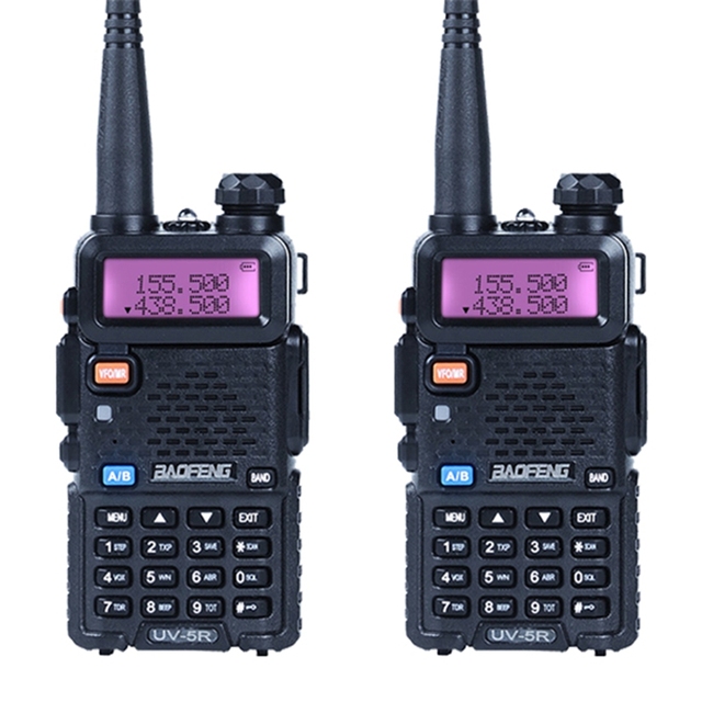 Baofeng UV-5R Walkie Talkie Made in China 5w Handheld Dual Band Two Way Radio