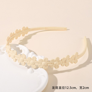 2025 nueva diadema de lavado de cara antideslizante esmerilado con diadema de maquillaje de flores tridimensional - Product Image 4