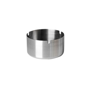 Stainless Steel <b>Ashtray</b> Round Minimalist Design Large Size For Home And Commercial Use - Product Image 5