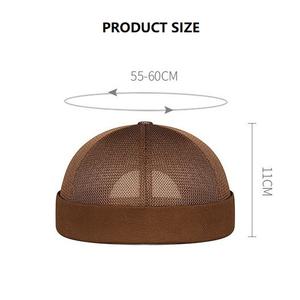 Gorro Ligero de Color Sólido para Hombre, Fedora Transpirable de Verano, Gorra de Béisbol Informal de Moda para Mujer, Estilo Hip-Hop para Exteriores - Product Image 4