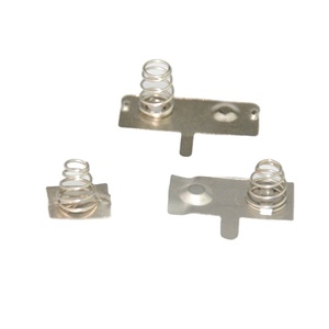 สปริงยึดแบตเตอรี่ OEM สำหรับแบตเตอรี่ขนาด Aa Aaa 18650 Cr123 Cr2032 Cr2025 ขั้วต่อแบบมีขั้วบวกและขั้วลบ - Product Image 3